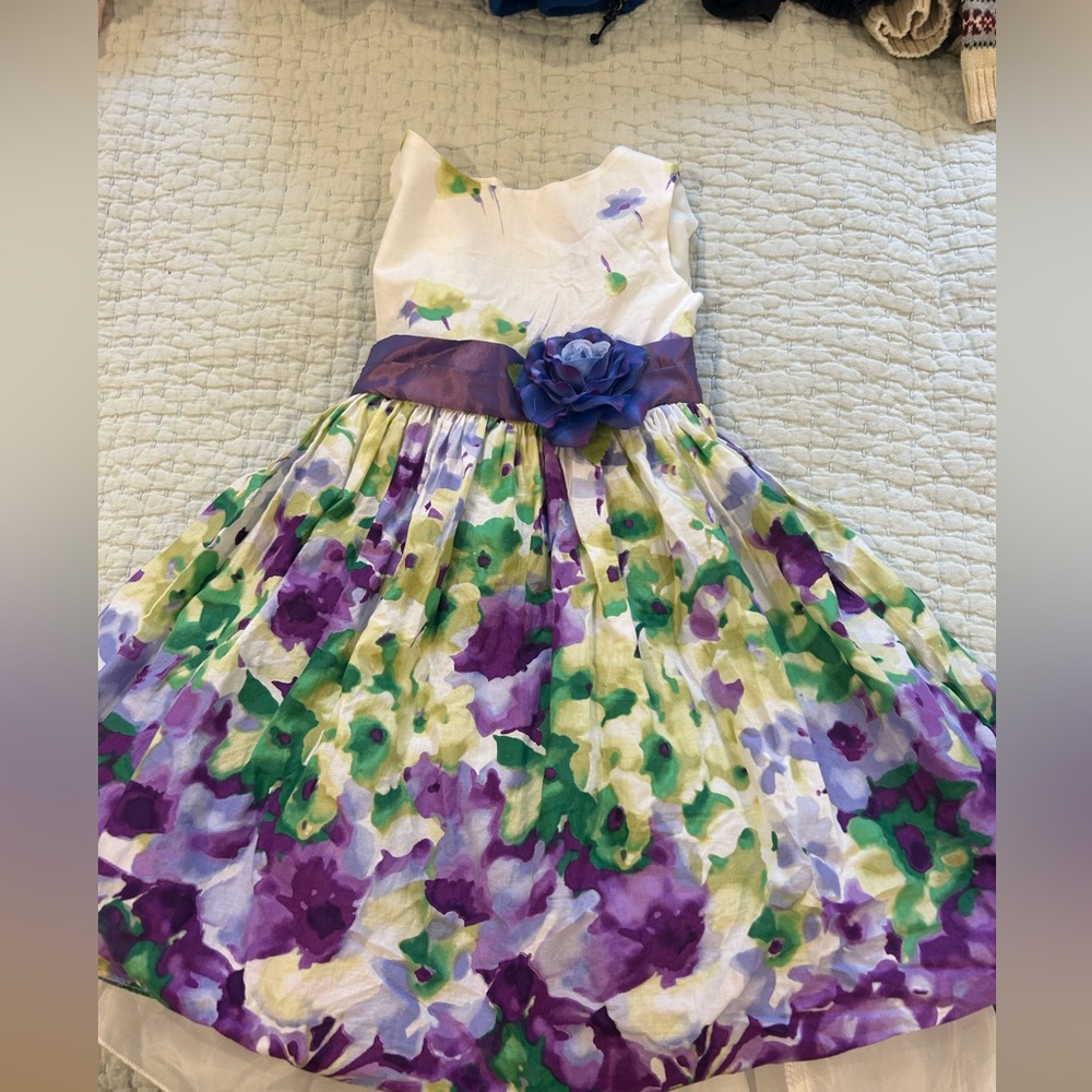 Kids Dream Formal Toddler Girls Floral Dress, Size 3-4.